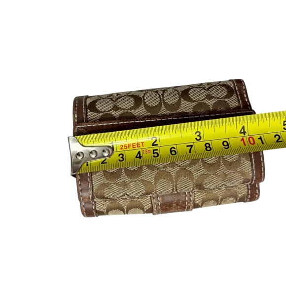 Coach vintage y2k brown and khaki mini signature soho wallet - Picture 12 of 12